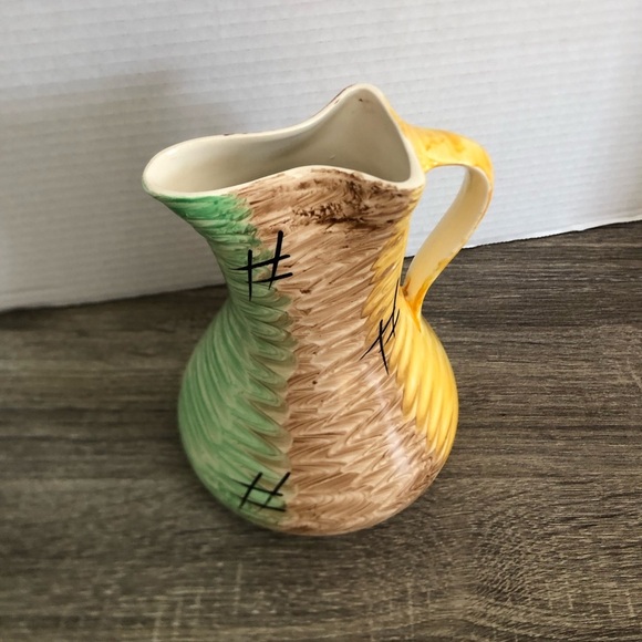 Vtg 1930s Myott Sons and Co Ceramic Pitcher - Picture 1 of 15
